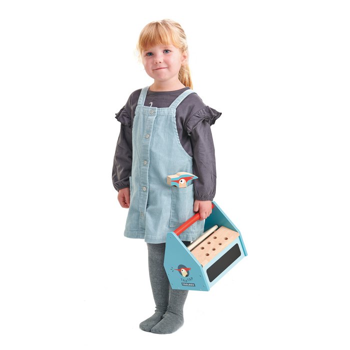 Houten Gereedschapskist Tender Leaf kiddotoys.nl