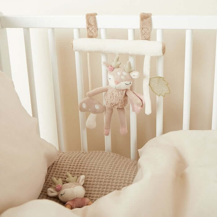 Bieco Universalhanger Reh Ella – Hangerspeelgoed voor Kinderwagen & Box (0 mnd+)