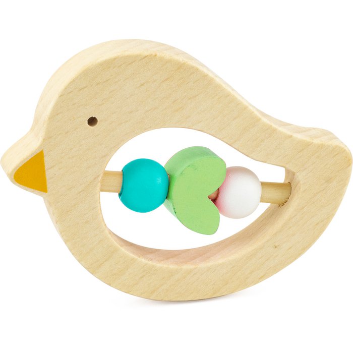 Houten Babyspeelset – Konijn, Vogel & Beertje