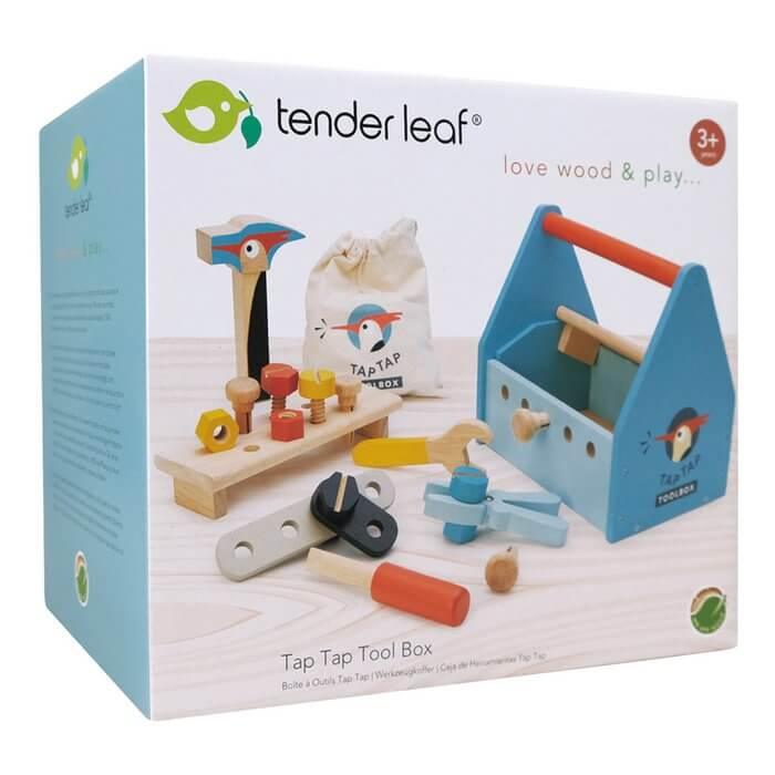 Houten Gereedschapskist Tap Tap (23x15x20 cm)