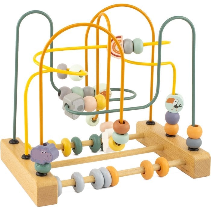 Houten Perles Circuit – Bead Maze / Loop Circuit Ulysse 23×15×20 cm