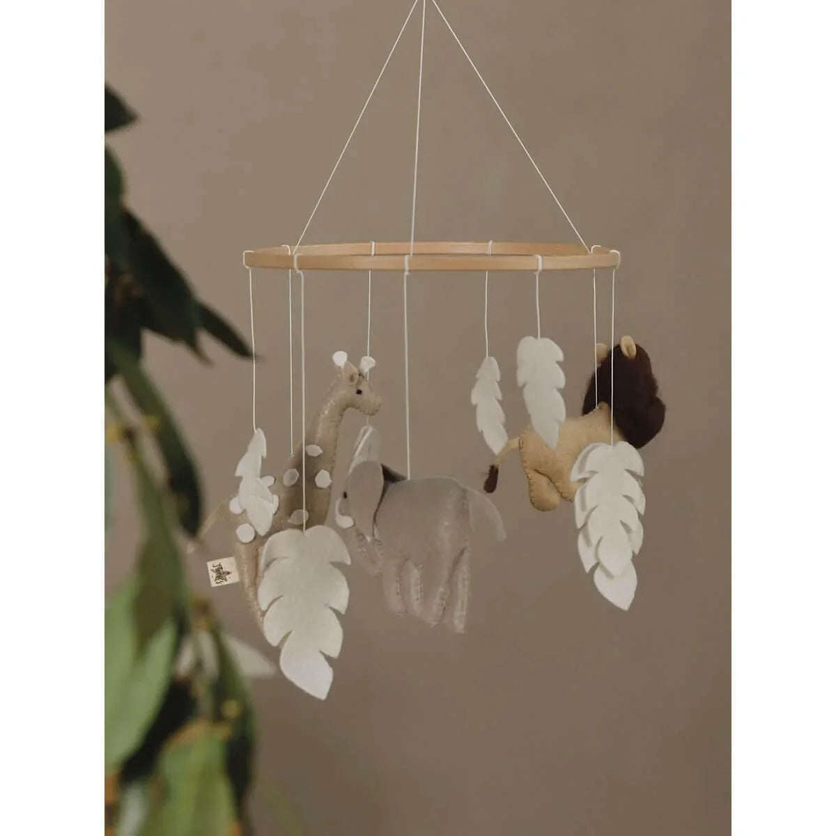 Baby Mobiel Safari met Leeuw, Olifant & Giraf