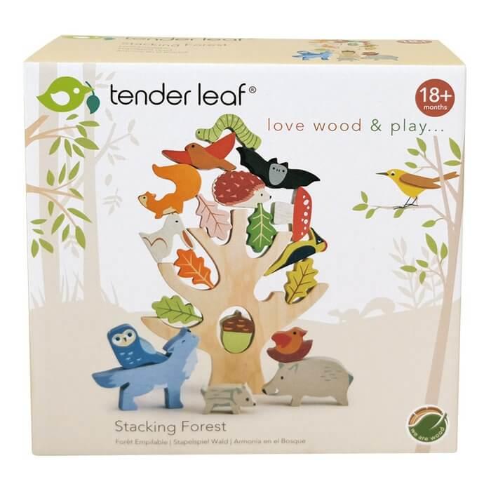 Stapelbos – Houten Stapelspel Tender Leaf Toys (18m+)