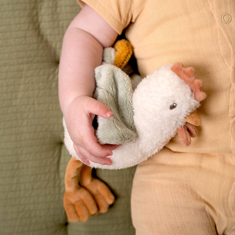 Little Dutch Farm Knuffel Kip 17 cmc