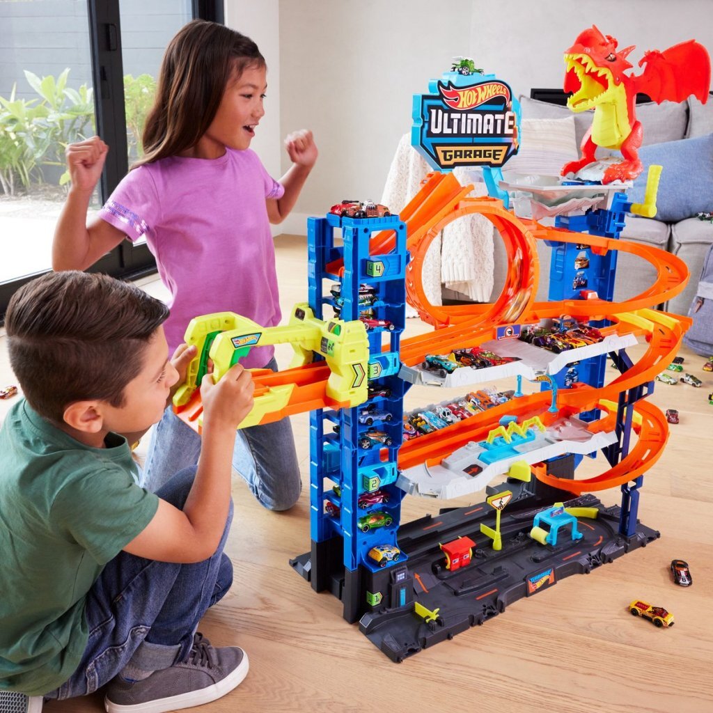 Mattel Hot Wheels City Ultieme Garage Speelset + 2 Auto&#039;S