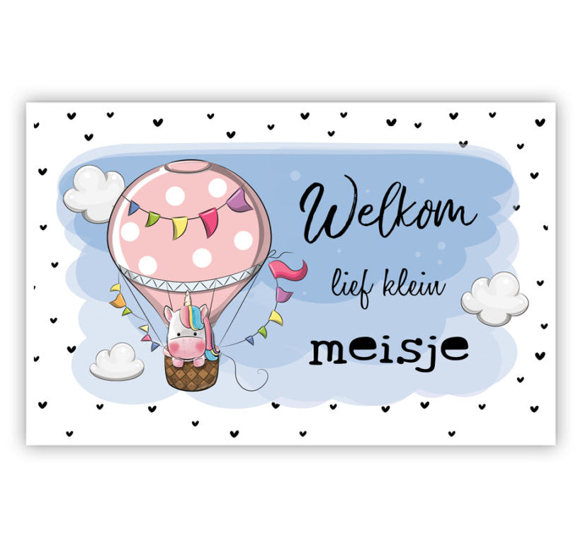 Luxe Baby Cadeaubox voor meisje – Met Speenkoord en Bijtring