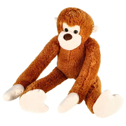 Pluche Knuffel Aap met Lange Armen 80 cm Bruin