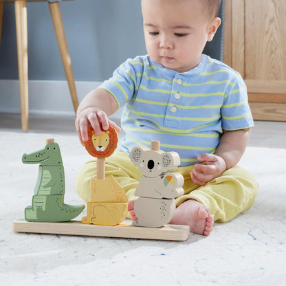 Fisher Price Houten Stapel Dieren v