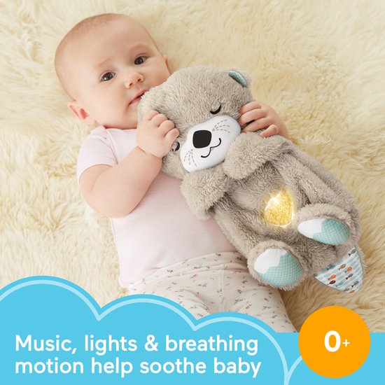 Fisher Price Bedtijd Otter Knuffel met Geluid c
