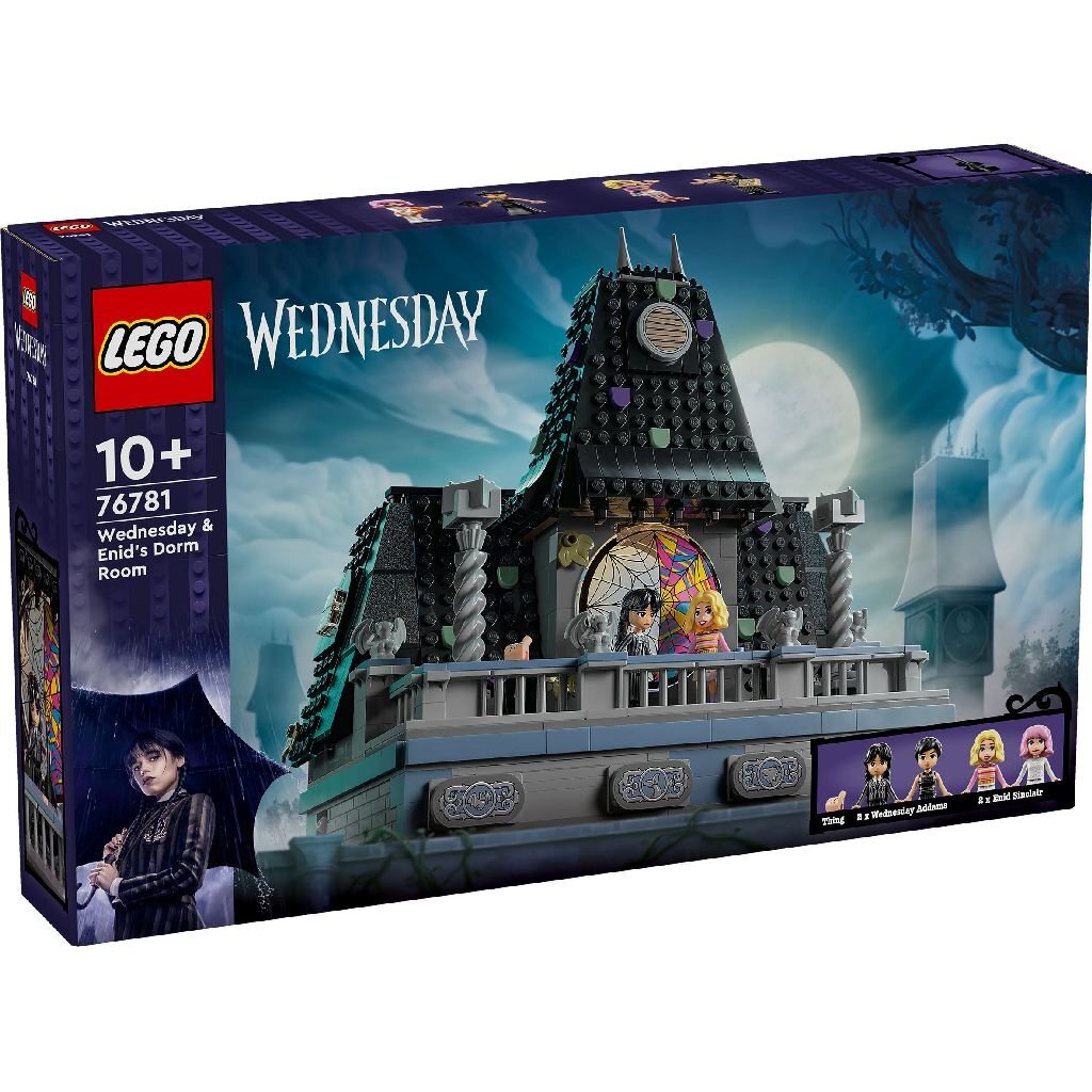 Lego Adams Family 76781 Wednesday En Enids Kamer