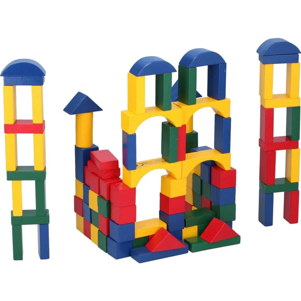 Marionette Wooden Toys Blokkenton met Houten Blokken 