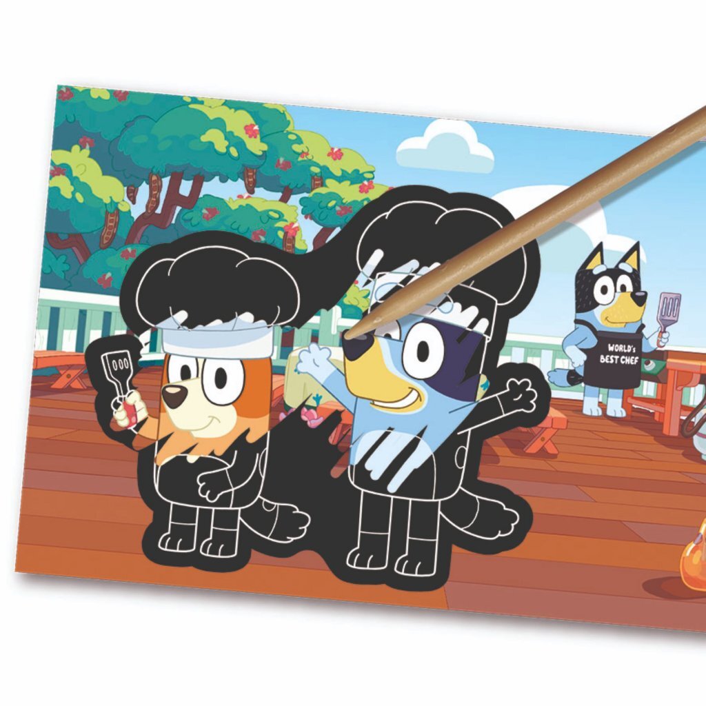 Bluey Totum Bluey Scratchboek