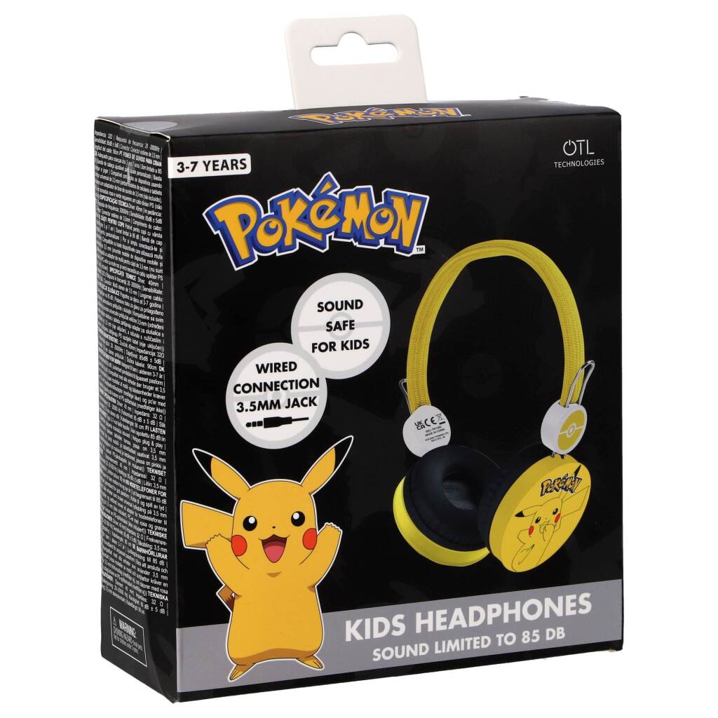 Pokemon Pok&Eacute;Mon Koptelefoon Geel