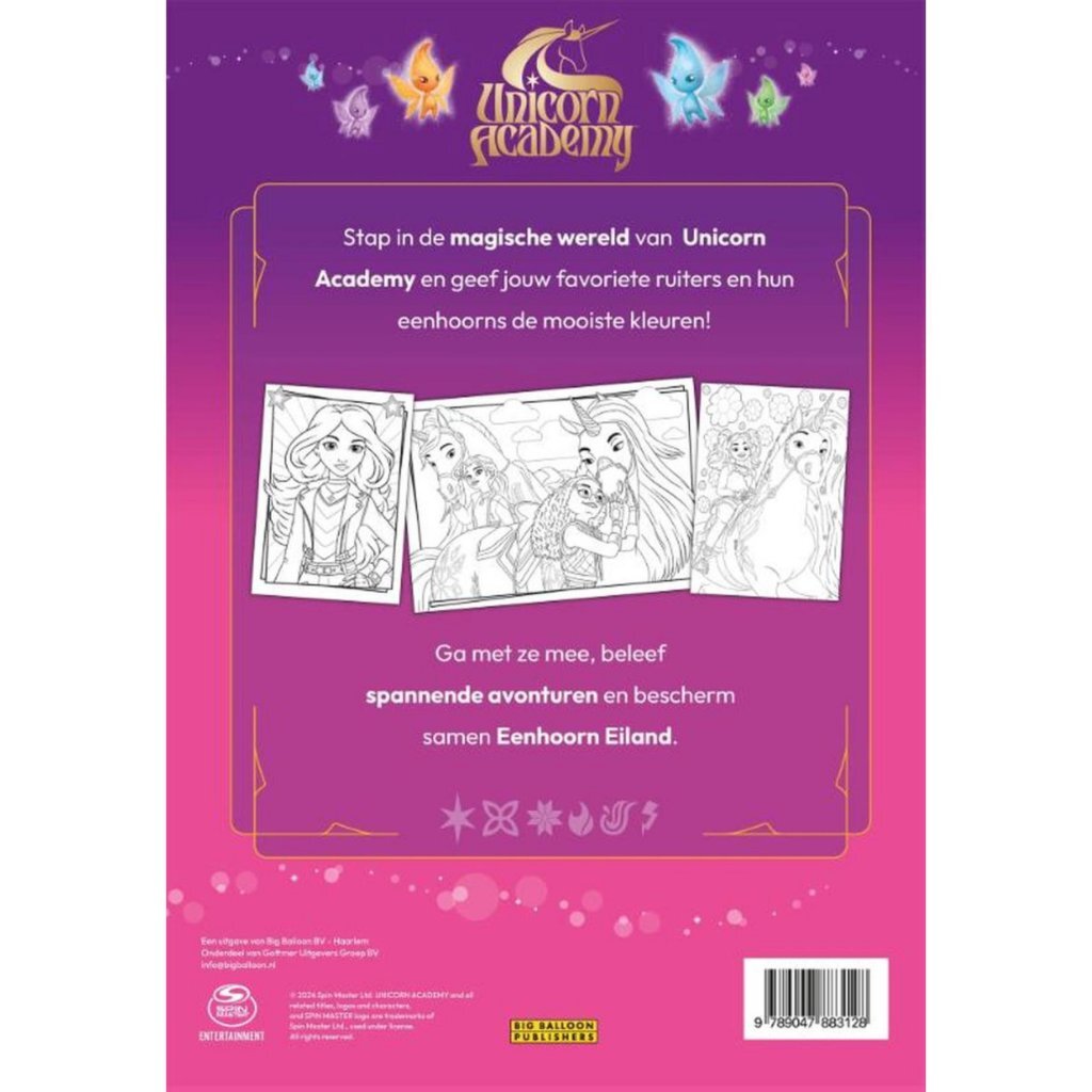 Overige Merken Kleurboek Unicorn Academy