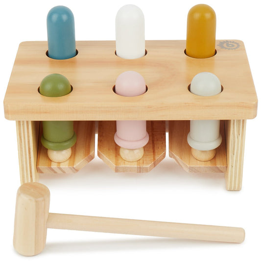 Bieco Hammerbank FSC® – Houten Klopfbank voor Kinderen 12 maanden+ bij Kiddo Toys nl