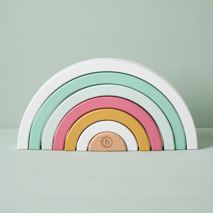Bieco Houten Regenboog – Rainbow Berry | Stapel- en Motoriekspel Bij Kiddo Toys