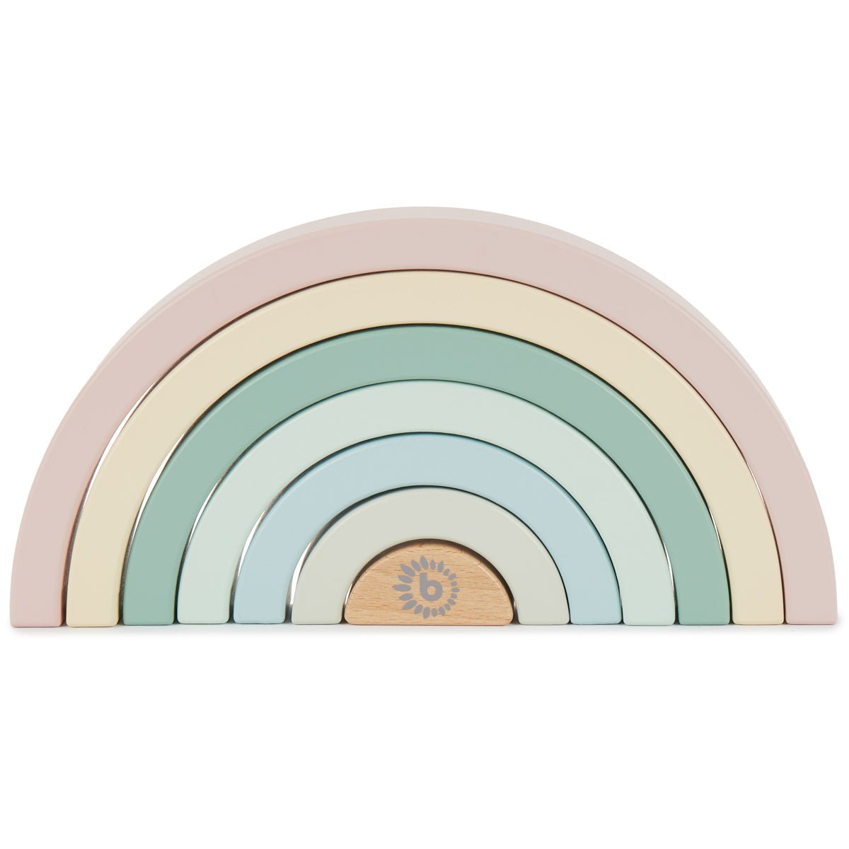 Bieco Houten Regenboog – Rainbow Rose | Stapel- en Motoriekspel bij Kiddo Toys