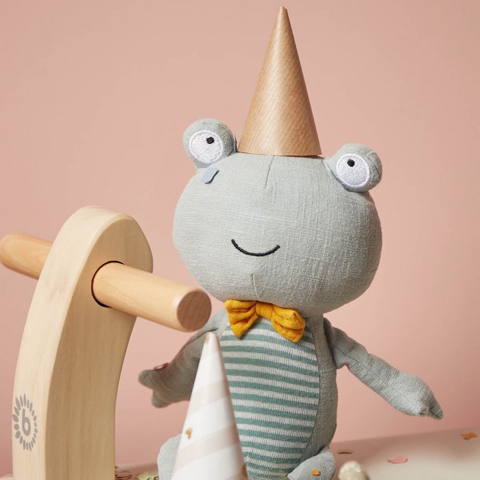 Bieco Knuffel Kikker – Zacht & Pluche Knuffeldier voor Baby’s 