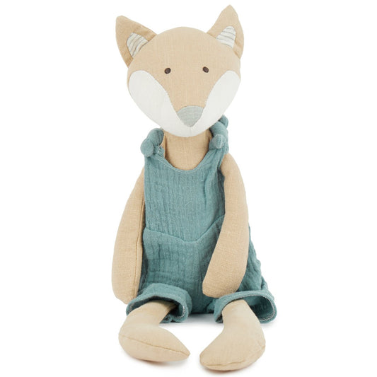 Bieco Knuffel Vos – 40 cm Zachte Knuffelvriend van Linnen & Katoen bij Kiddo Toys nl