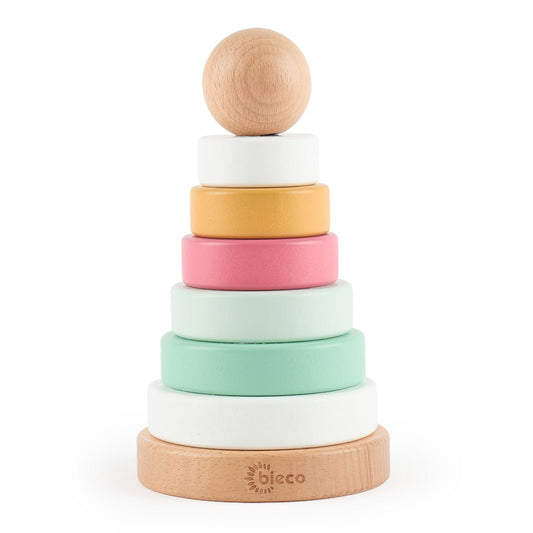Bieco Stapeltoren Berry – FSC® Hout, Educatief Speelgoed vanaf 12m+ bij Kiddo Toys nl