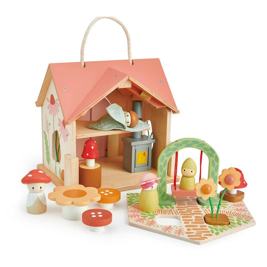  Draagbaar Houten Poppenhuis Tender Leaf Toys