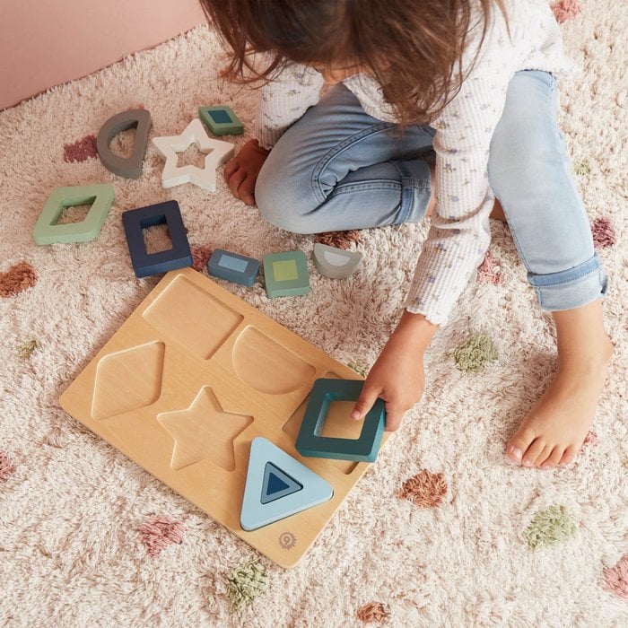 Bieco Geometrische Houten Puzzel 