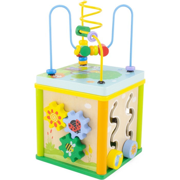 Houten 5-in-1 Multi-activiteitenkubus 