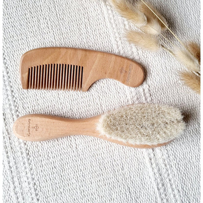Houten Baby Borstel & Kam Set