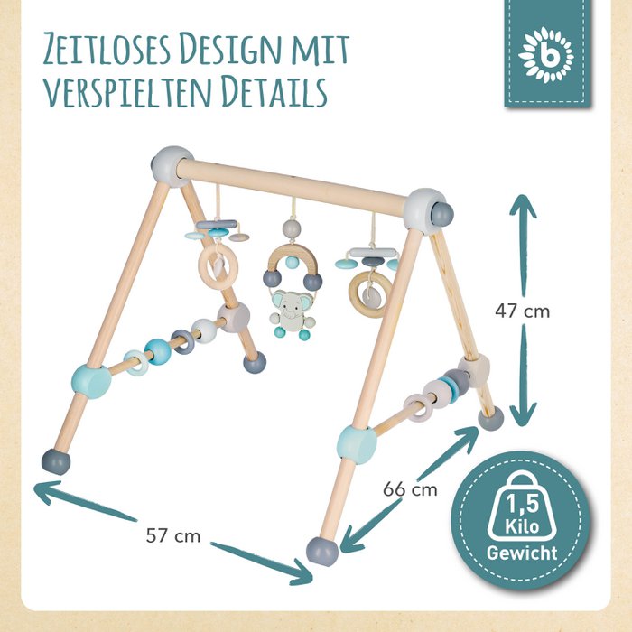 Houten Babygym – Olifant 
