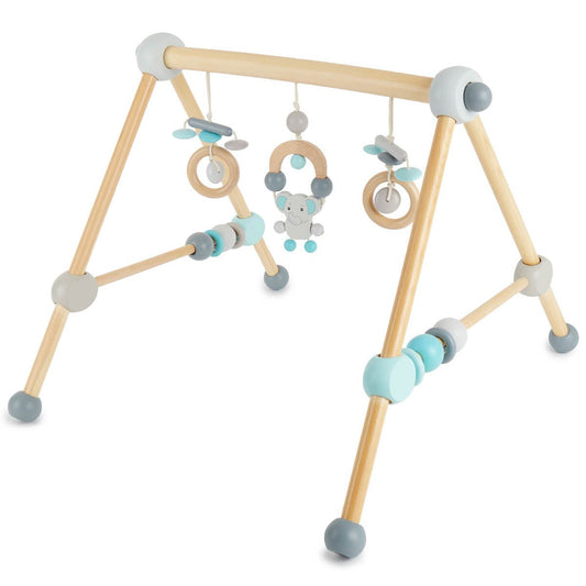 Houten Babygym – Olifant | Activiteitenspeelgoed voor Baby’s