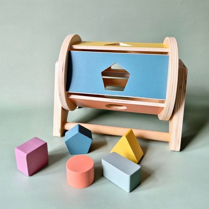 Houten  Montessori Vormenstoof – Stimuleert Motorische Ontwikkeling