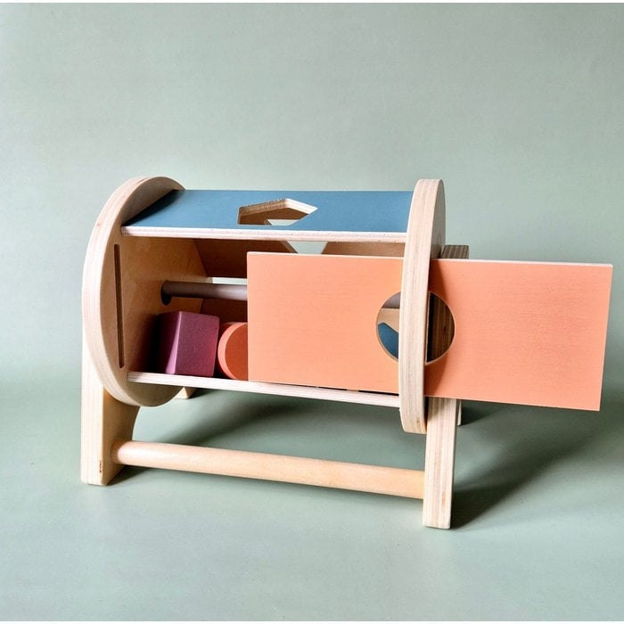 Houten Draaibare Montessori Vormenstoof 