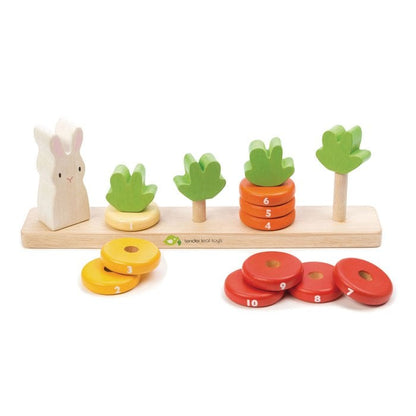 Houten Educatief Speelgoed Wortelen Tellen - Tender Leaf