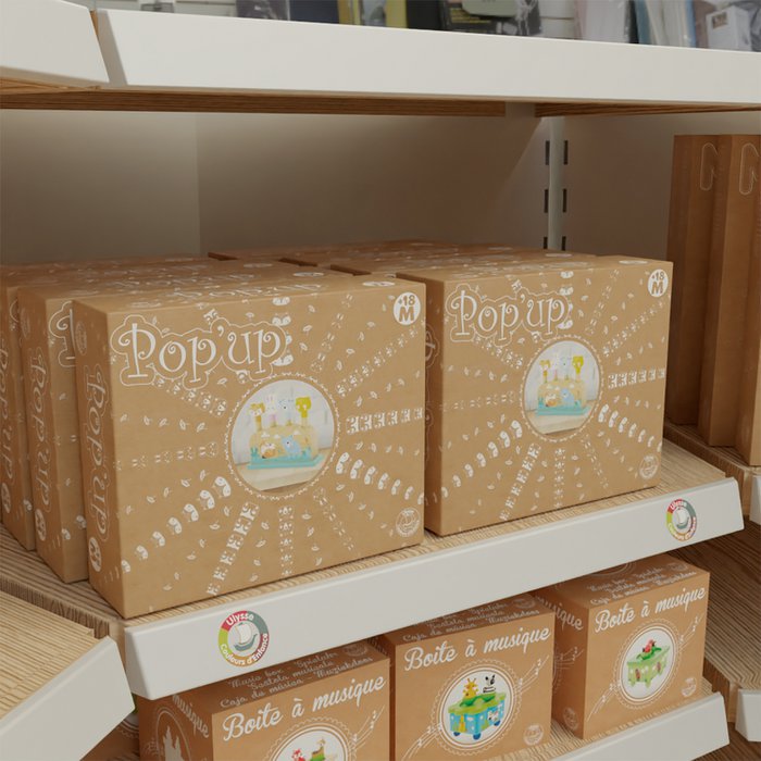 Houten Pop-up Speelgoed – Springende Dieren | 