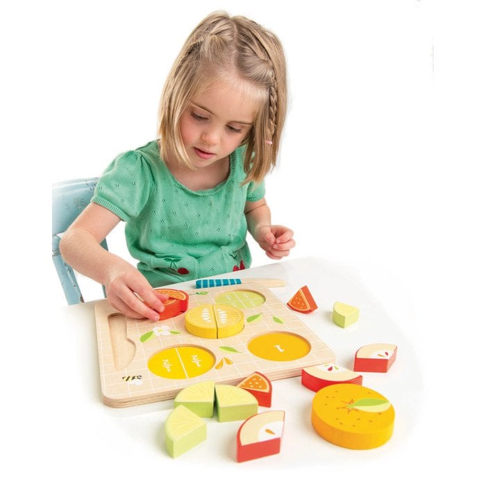 Houten Puzzel Citrusschijven 