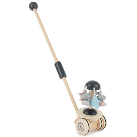 Houten Rollerstok Karrousel - Bieco | Loop- & Duwwagen kiddotoys.nl