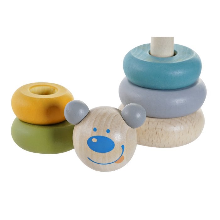 Houten Tuimelstapelaar – Beer