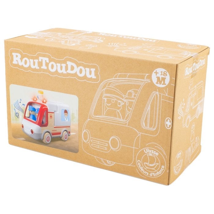  Houten & Plastic Speelgoedauto met Geluid & Licht