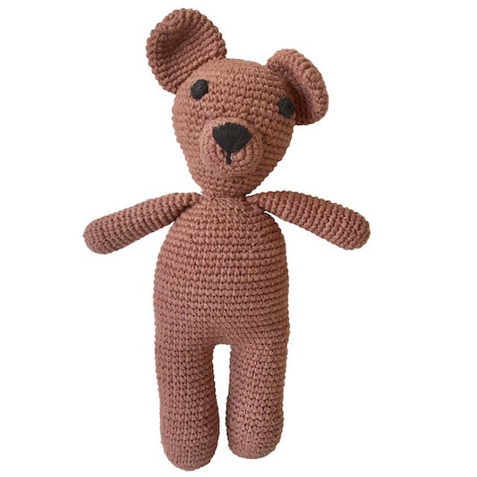 Luna-Leena Hondje Bella Knuffel – Handgehaakt Bruin, 