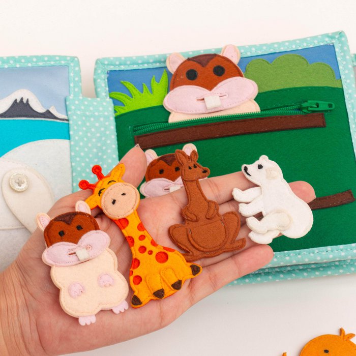 Mini Quiet Book kiddotoys.nl