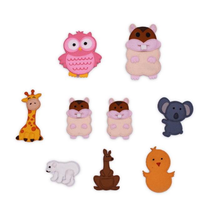 Mini Quiet Book Jolly Jungle – Educatief Speelboek 