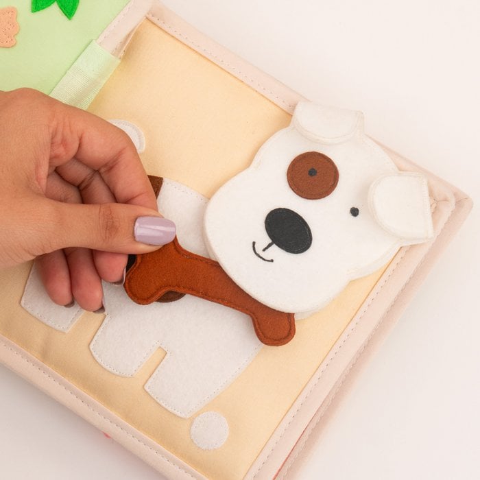 Mini Quiet Book Tierenvriendje Activiteitenboek