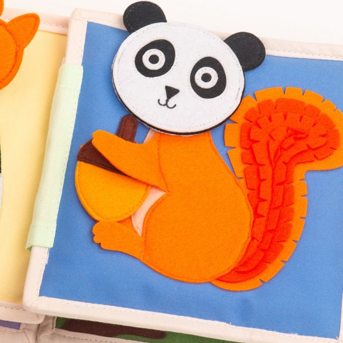 Mini Quiet Book Tierenvriendjes Kiddo Toys