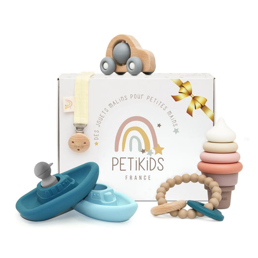 Montessori Cadeauset – Houten & Siliconen bij Kiddo Toys.nl