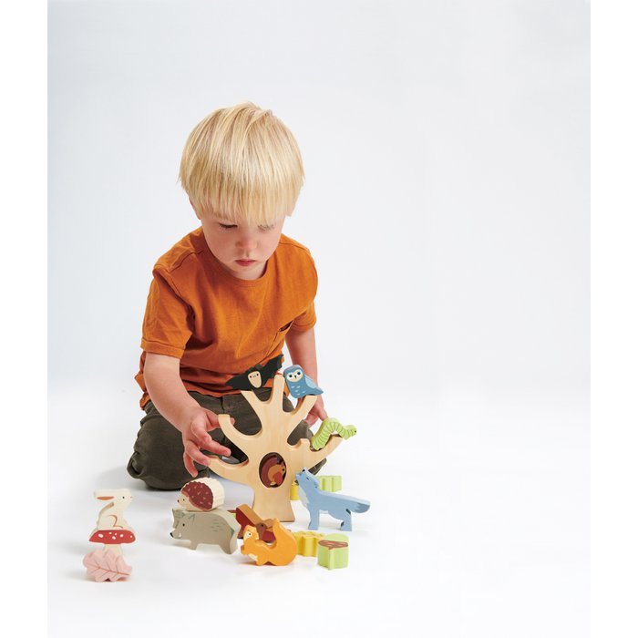 Stapelbos – Houten Stapelspel kiddotoys.nl
