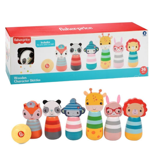 Fisher Price Houten Kegelspel Dieren