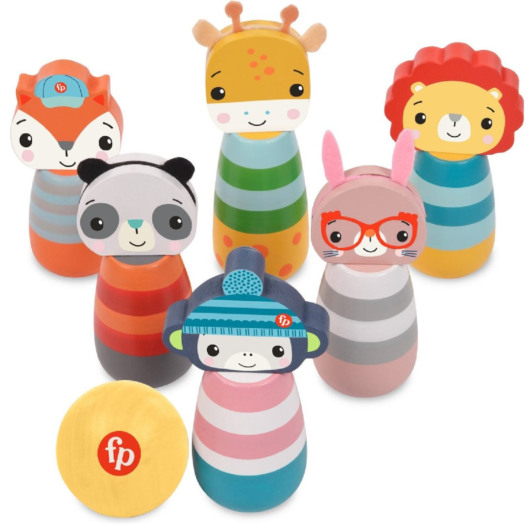 Houten Kegelspel Dieren