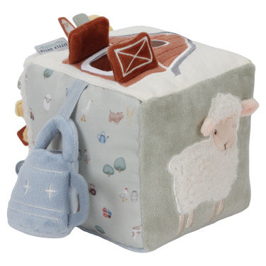 Little Dutch Farm Pluche Activiteitenkubus a