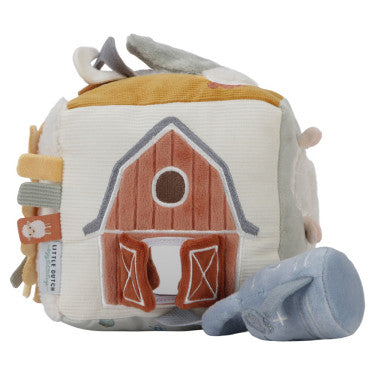 Little Dutch Farm Pluche Activiteitenkubus c
