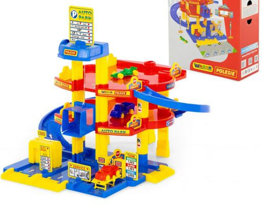 Wader Parkeergarage met 3 Etages 58.5x51x59 cm